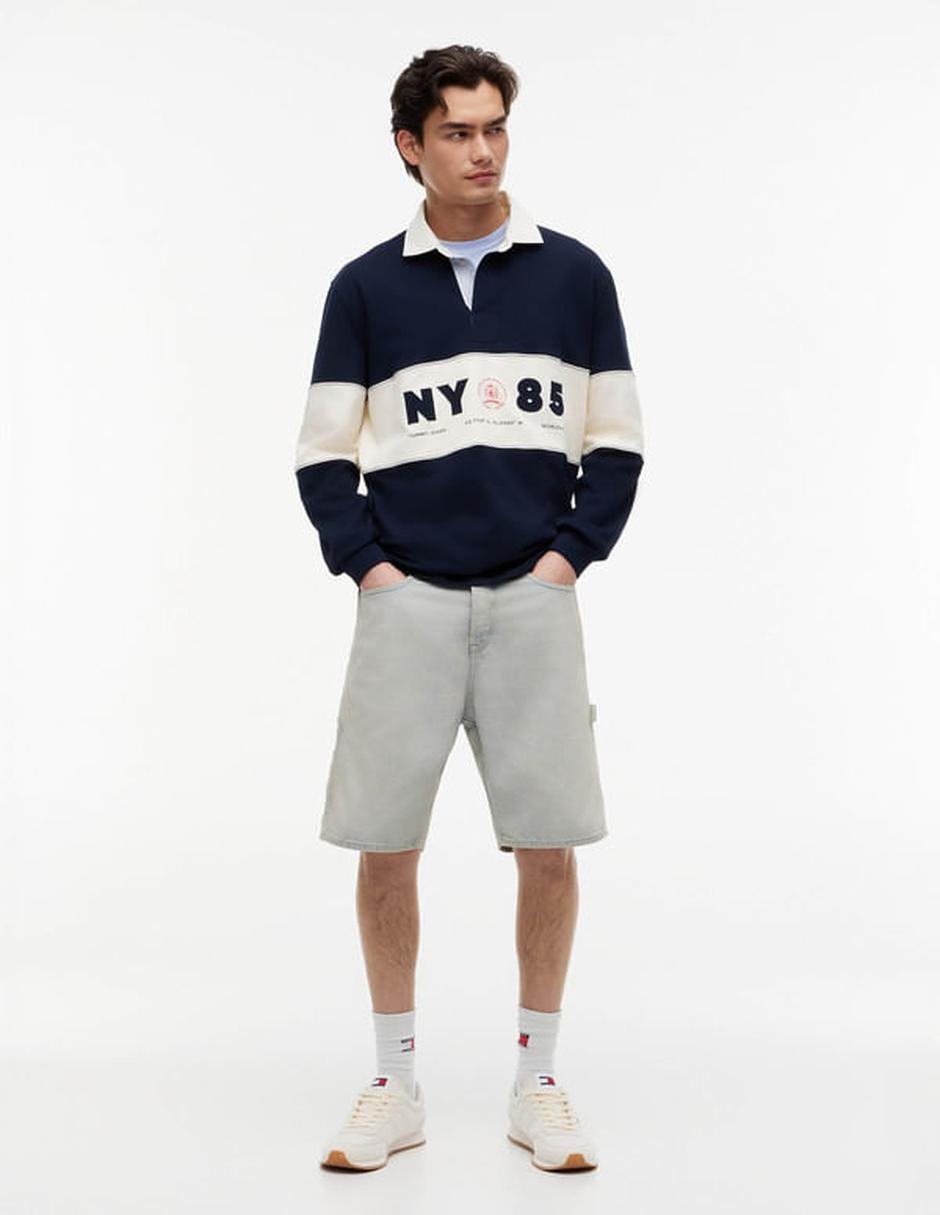 Playera cuello camisero para hombre 3