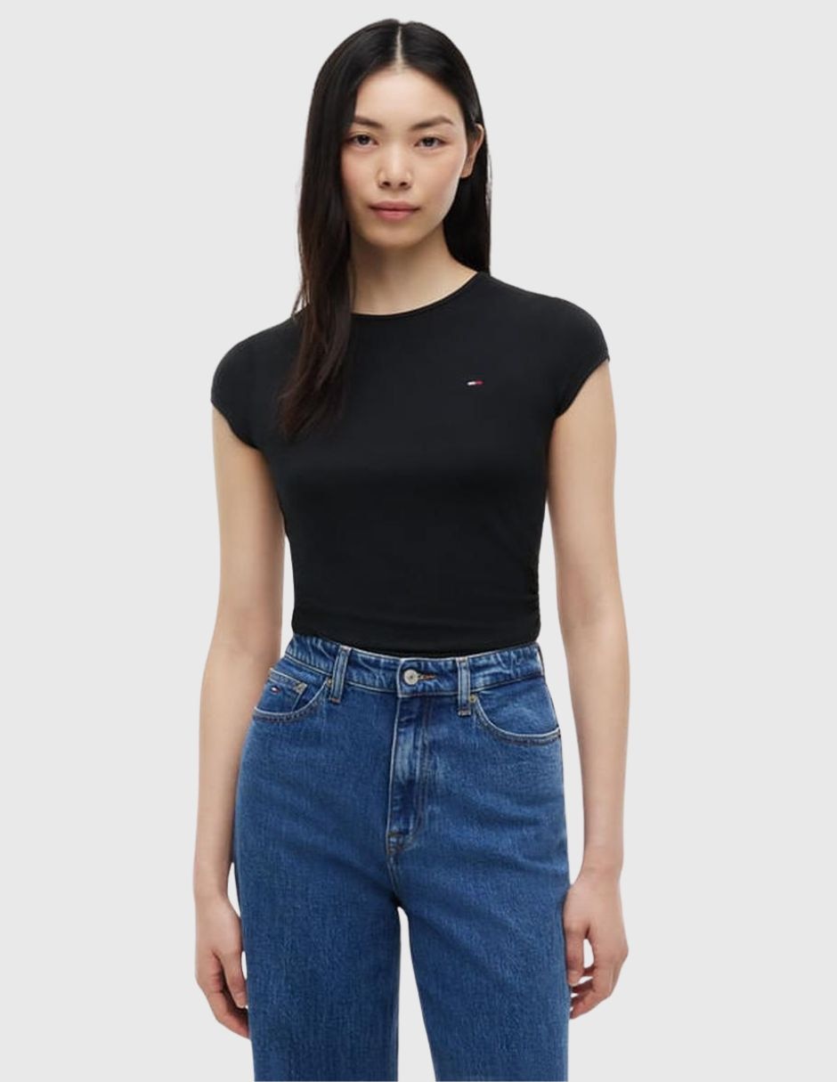 Playera manga corta cuello redondo para mujer Playera manga corta cuello redondo para mujer