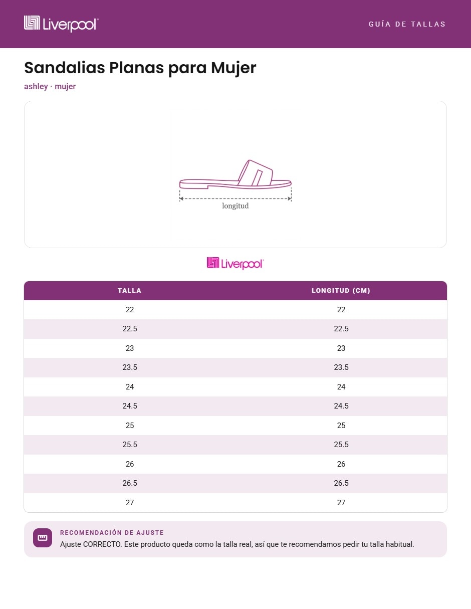 Sandalia para mujer