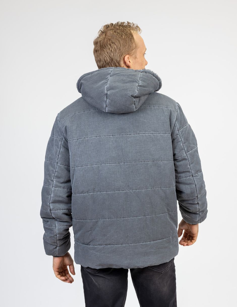Chamarra casual con capucha para hombre 3