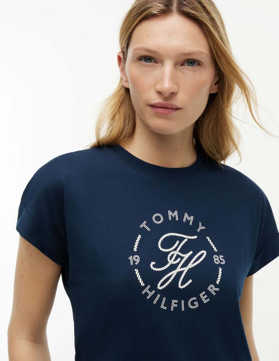 Playera manga corta cuello redondo para mujer 5