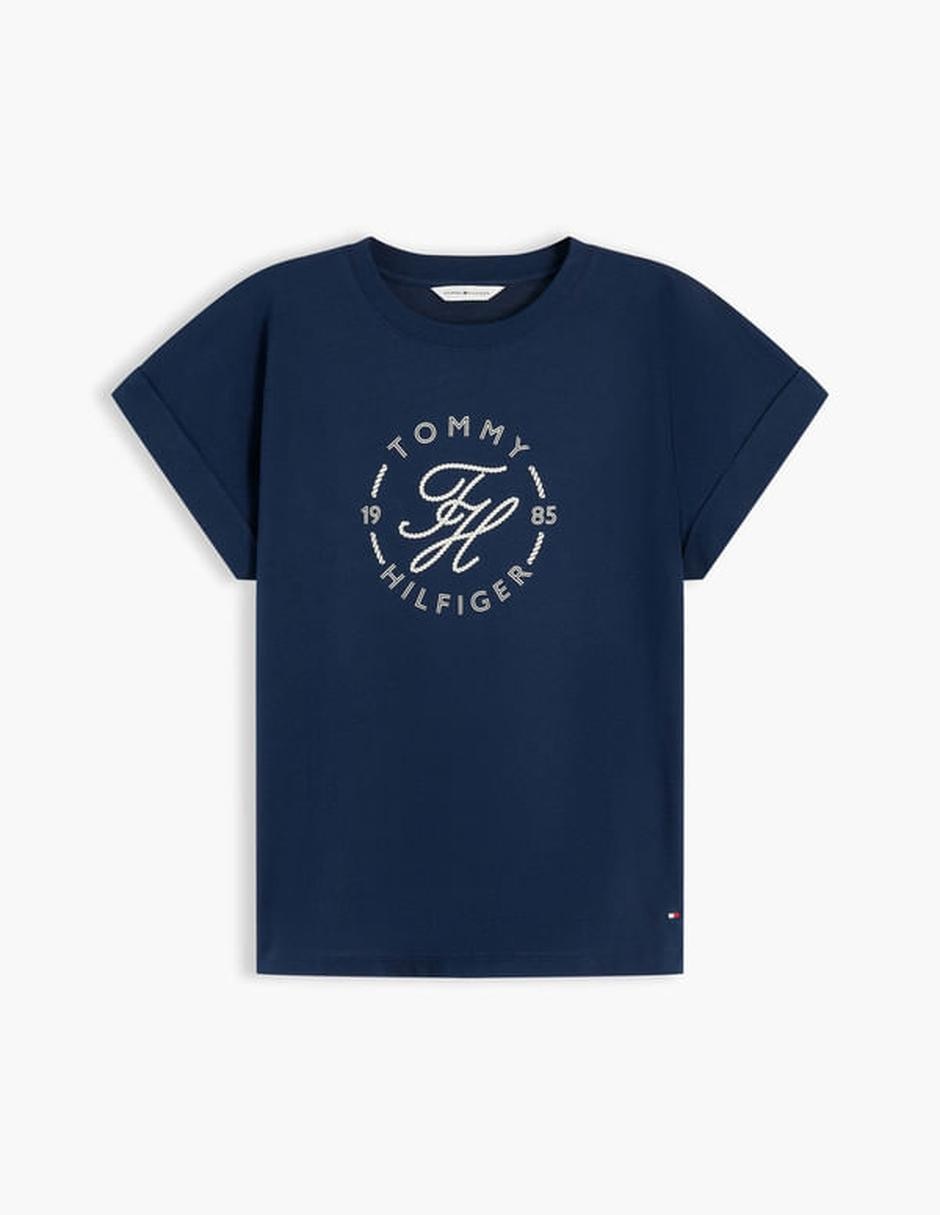 Playera manga corta cuello redondo para mujer 6