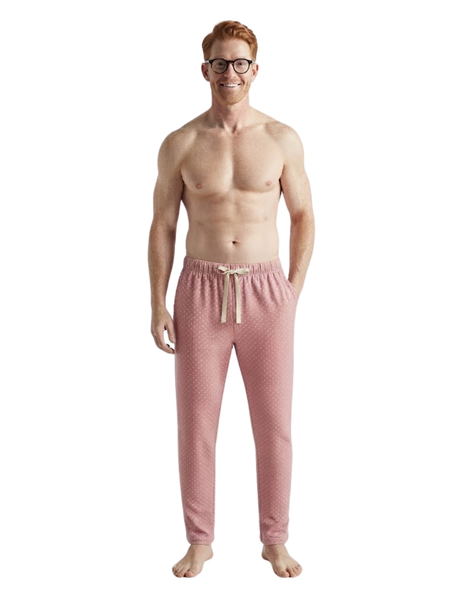 Pantalón pijama MUNDO UNICO estampado Lunares de Algodón para hombre 2