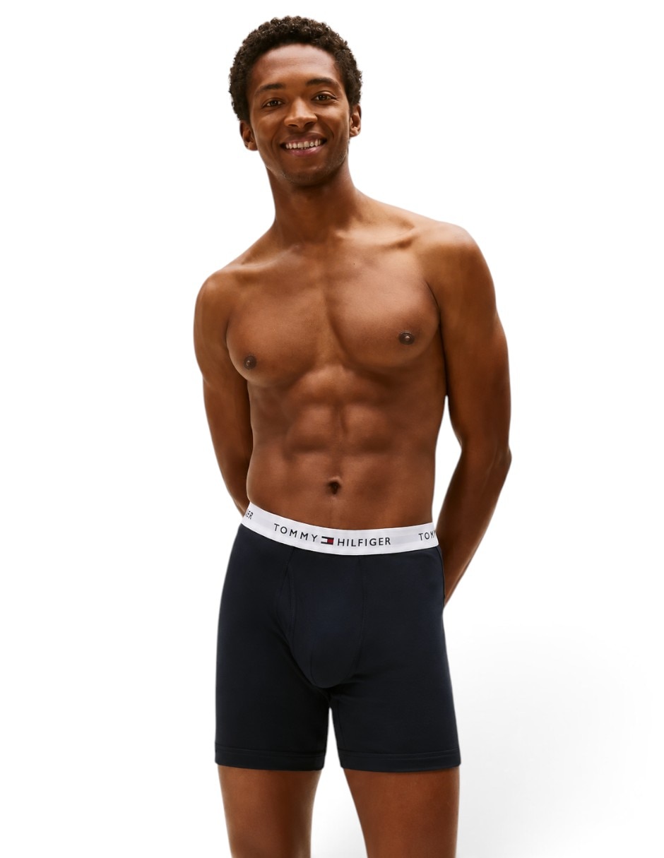Bóxer brief TOMMY HILFIGER Cotton Classics de Algodón para hombre 3 piezas (si aplica)