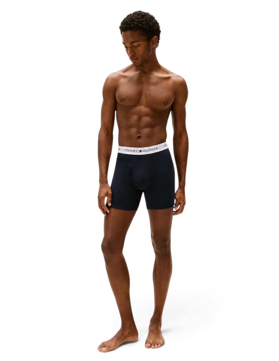 Bóxer brief TOMMY HILFIGER Cotton Classics de Algodón para hombre 3 piezas (si aplica)
