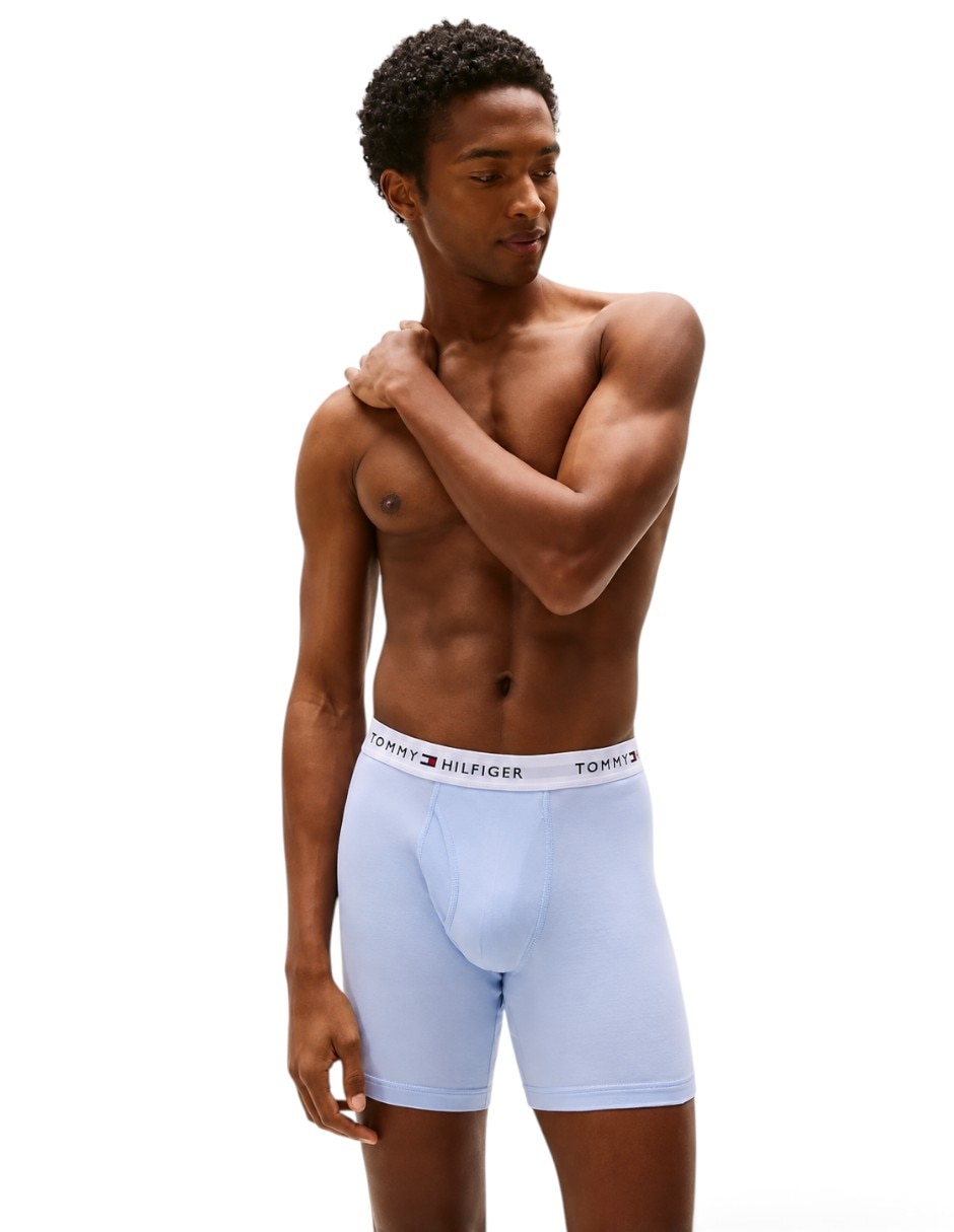 Bóxer brief TOMMY HILFIGER Cotton Classics de Algodón para hombre 3 piezas (si aplica)