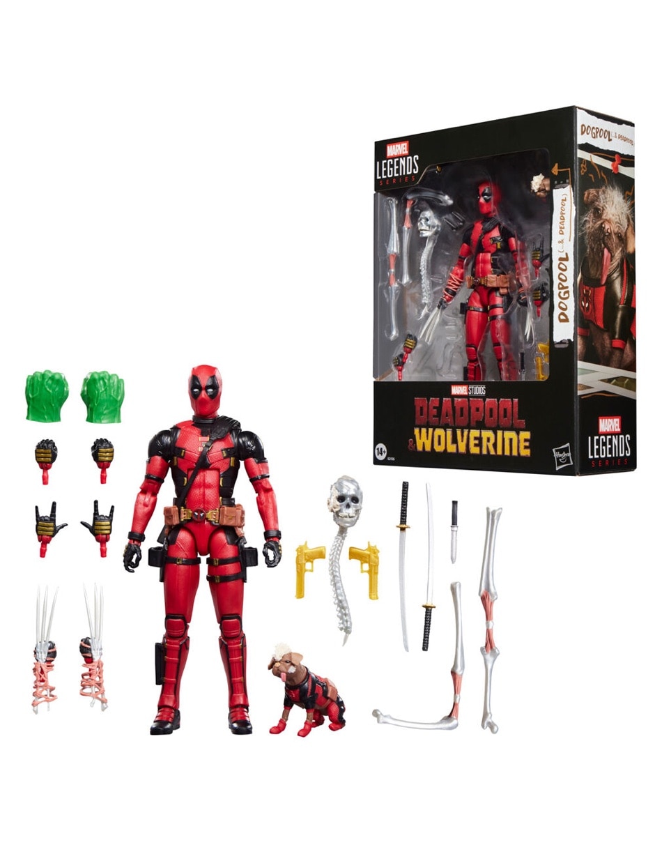 Set de figura de colección Sí Deadpool & Wolverine de Marvel Studios Dogpool y Deadpool Maximum Series MARVEL LEGENDS No aplica 5