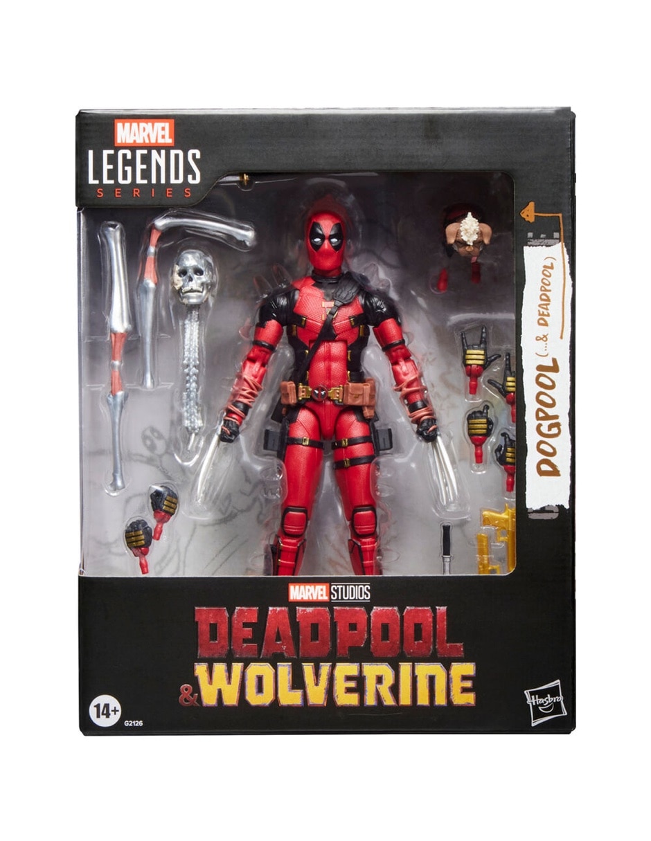 Set de figura de colección Sí Deadpool & Wolverine de Marvel Studios Dogpool y Deadpool Maximum Series MARVEL LEGENDS No aplica 8