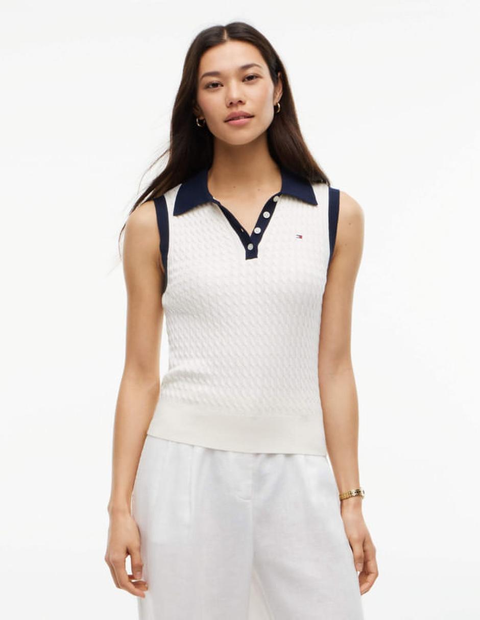 Playera tipo polo para mujer 1