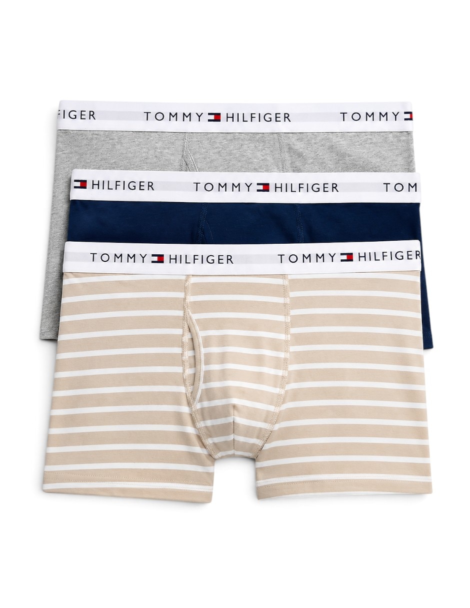 Bóxer trunk TOMMY HILFIGER Cotton Classics de Algodón para hombre 3 piezas (si aplica)