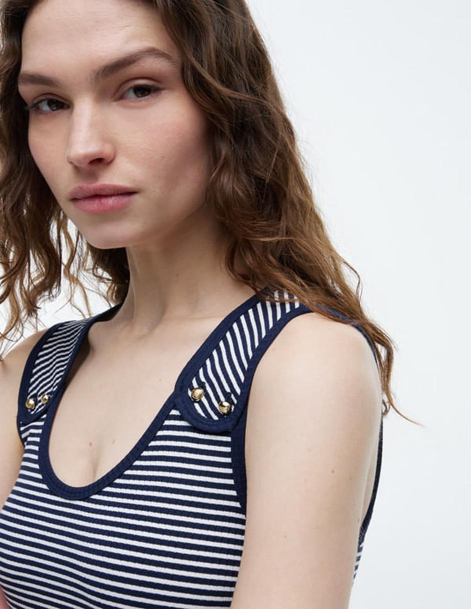 Blusa manga corta para mujer 5
