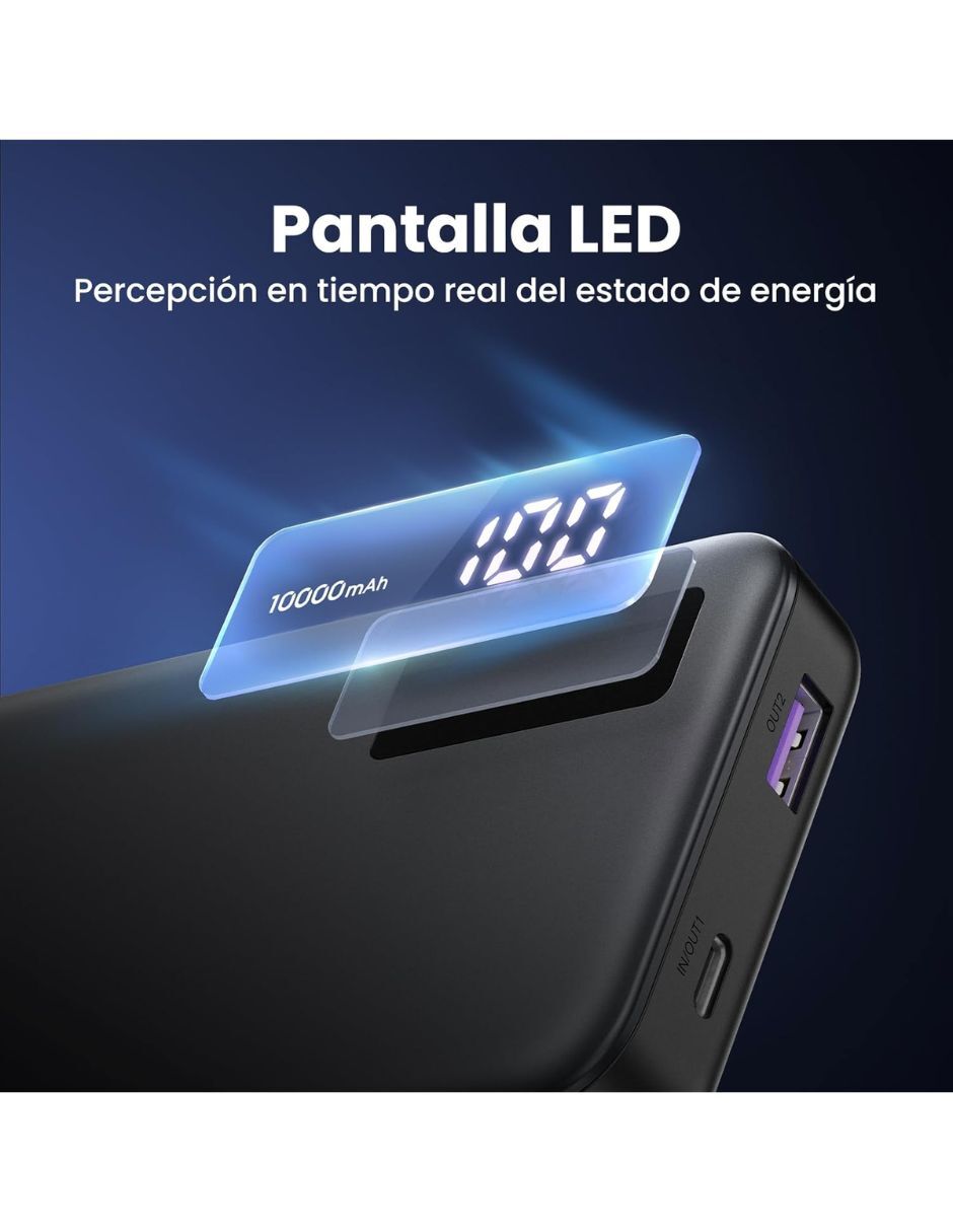 Batería portátil 10000 mah 2