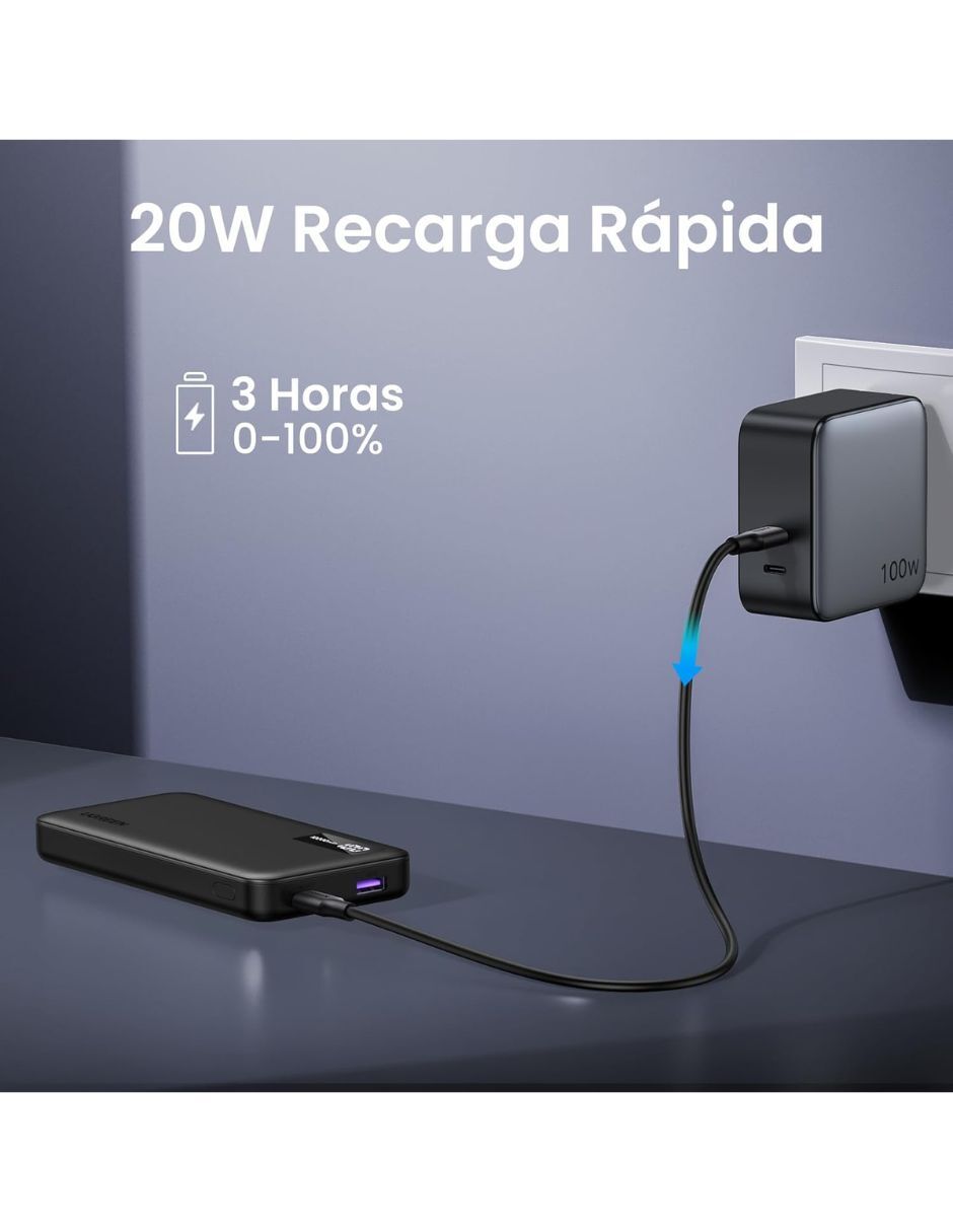 Batería portátil 10000 mah 5