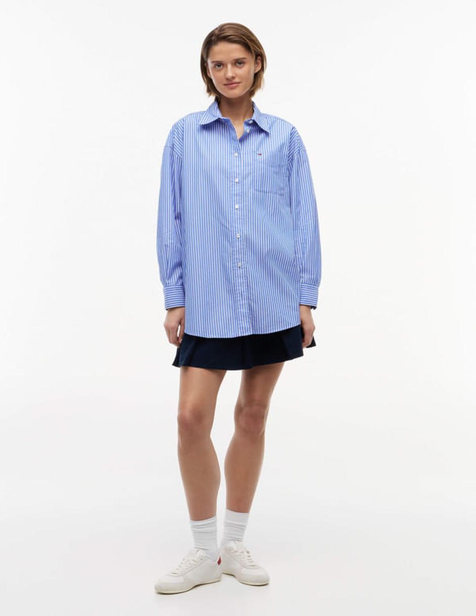 Camisa de algodón manga larga para mujer 5