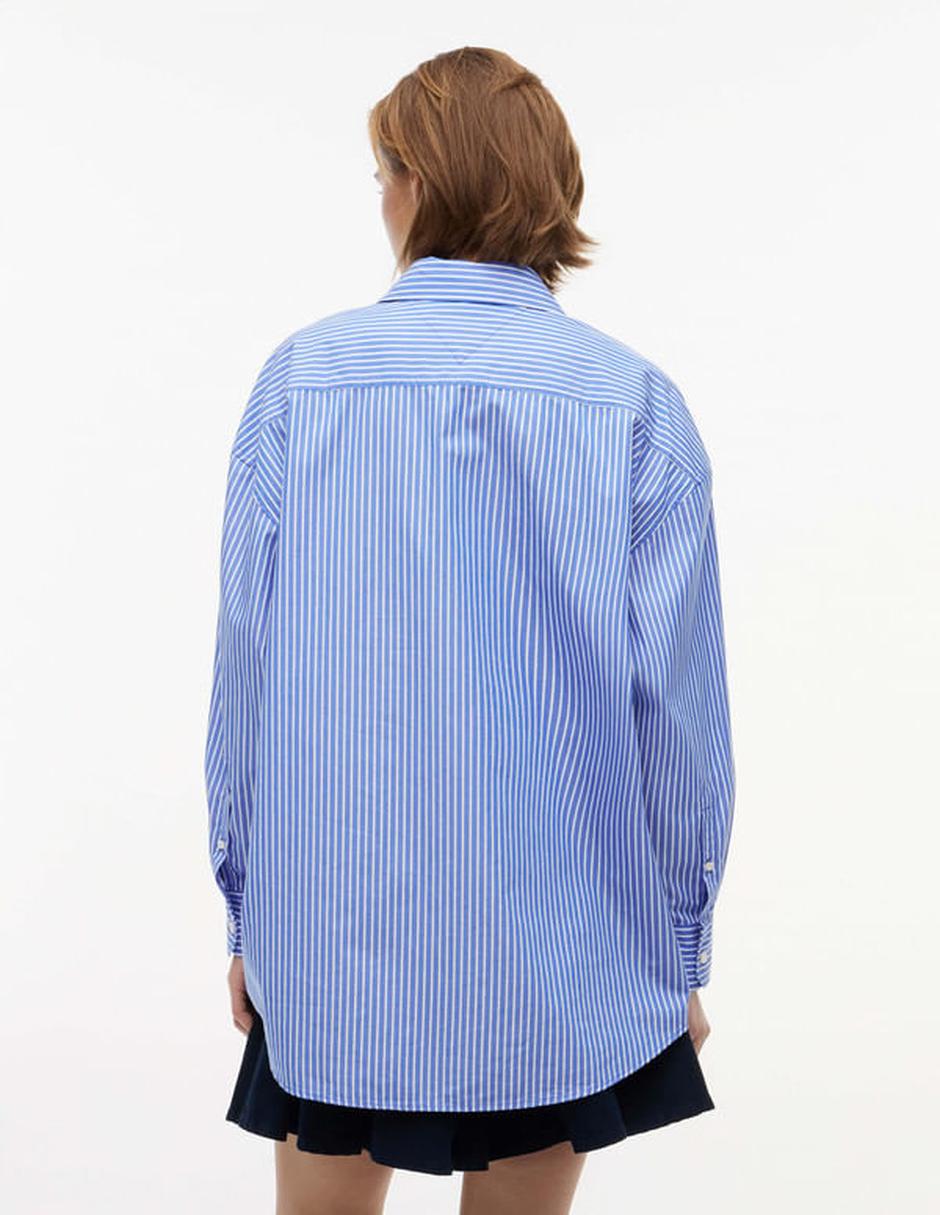 Camisa de algodón manga larga para mujer 4