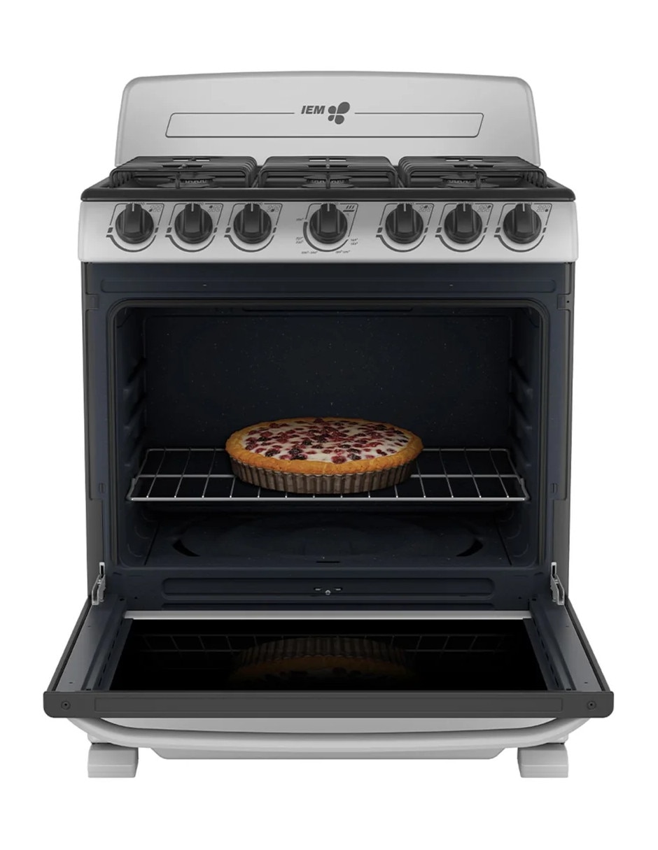 Estufa de piso a iem 78 ei3020baps1 de quemadores 4
