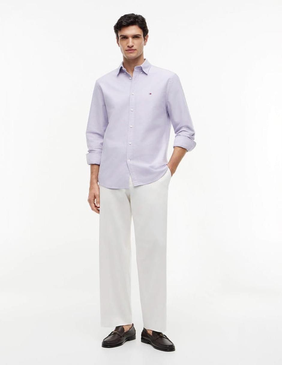 Camisa casual de algodón manga larga para hombre 3