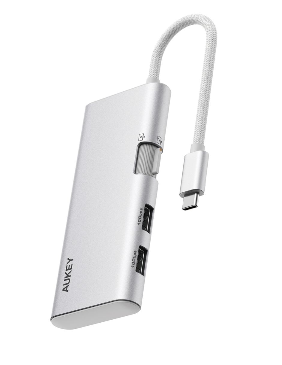 Hub aukey de 6 contactos