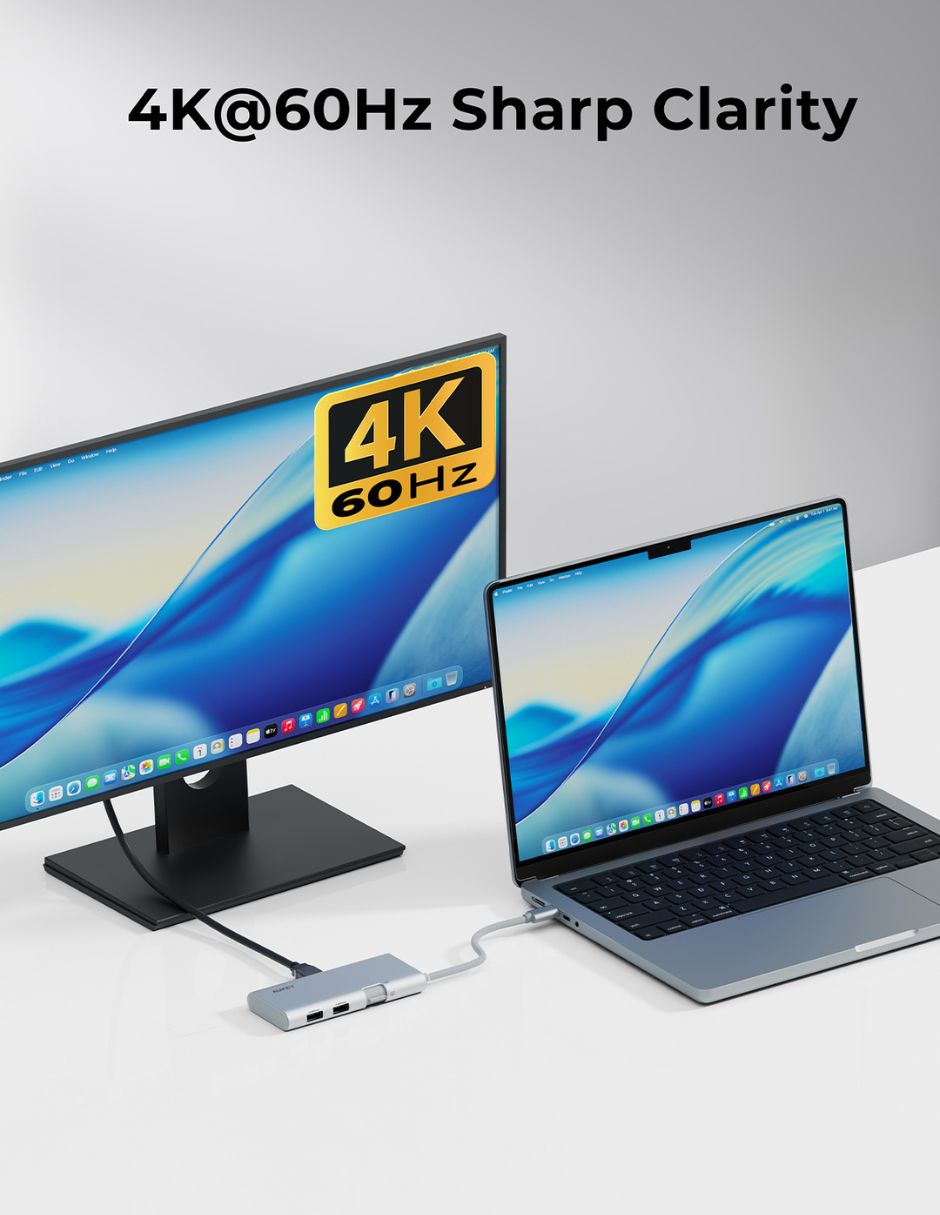 Hub aukey de 6 contactos