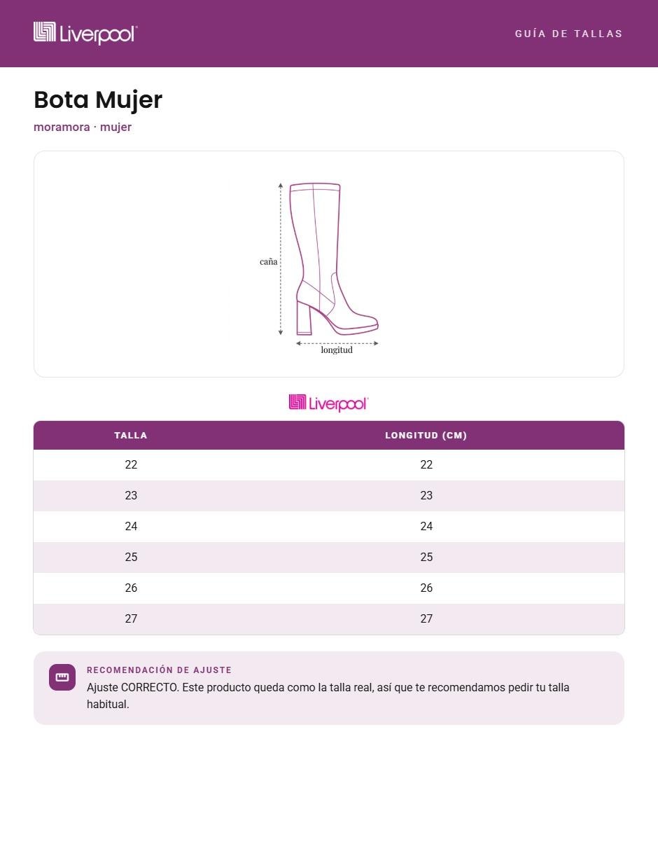 Bota media pierna para mujer 2