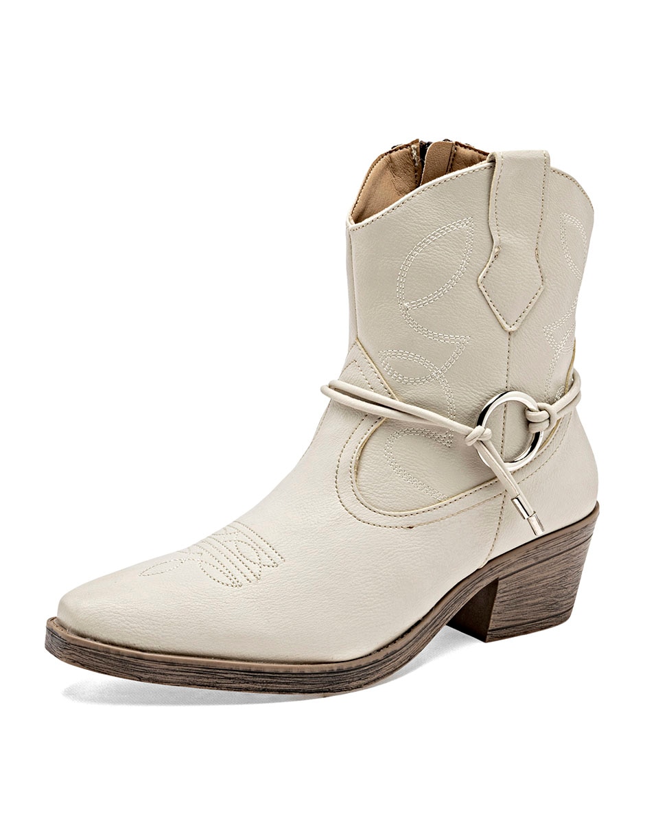Bota cowboy al tobillo para mujer 5