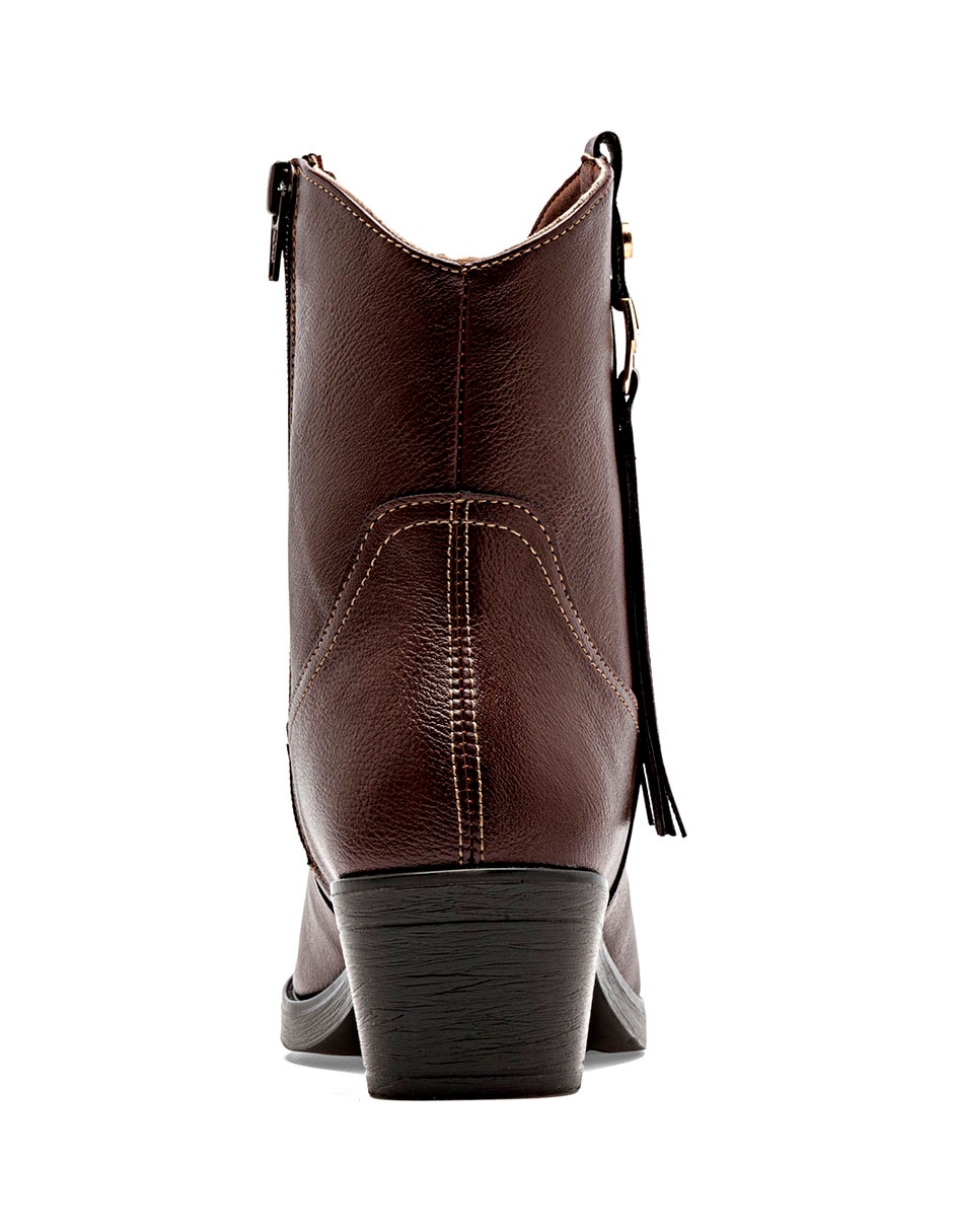 Bota cowboy al tobillo para mujer 5