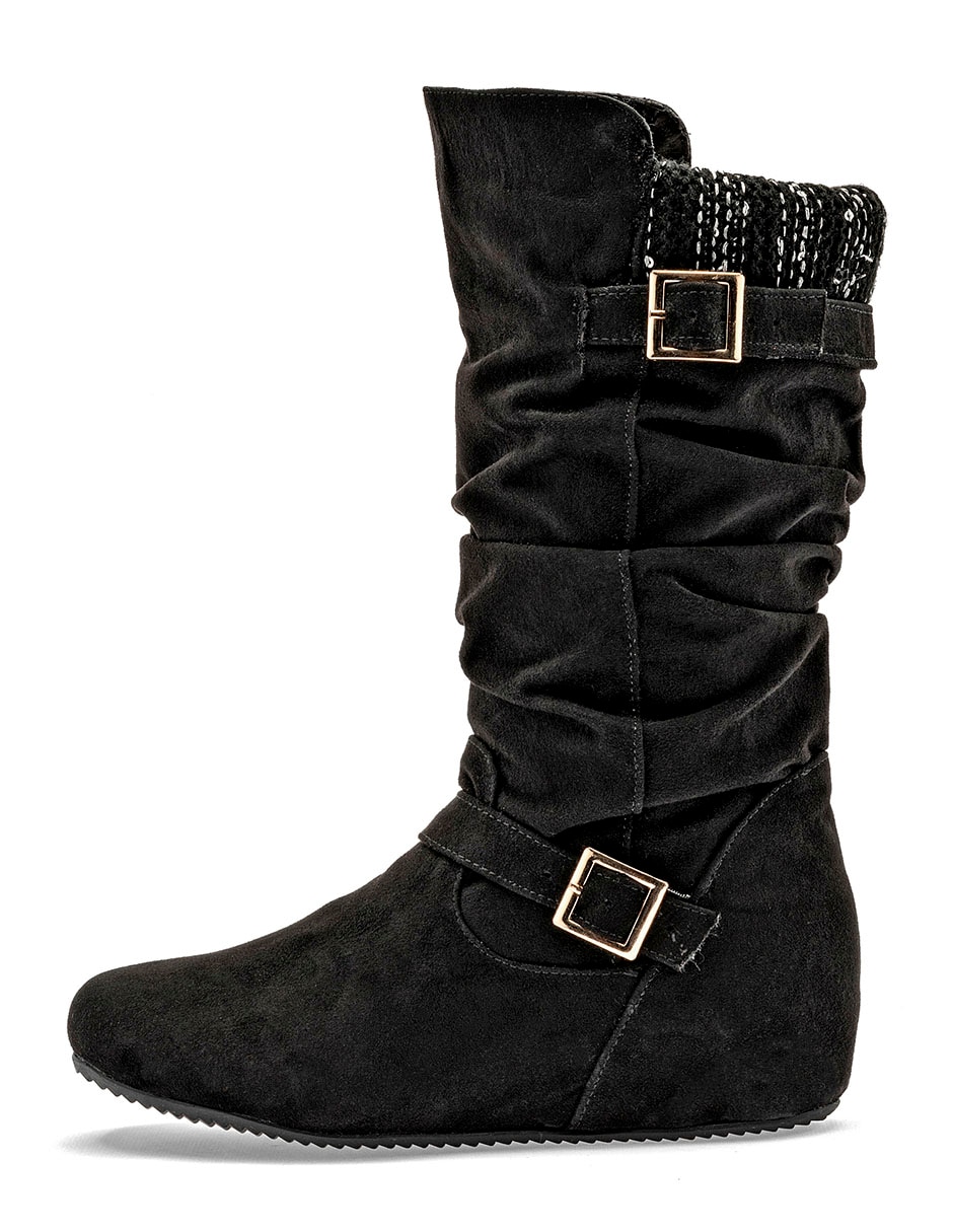 Bota media pierna para mujer