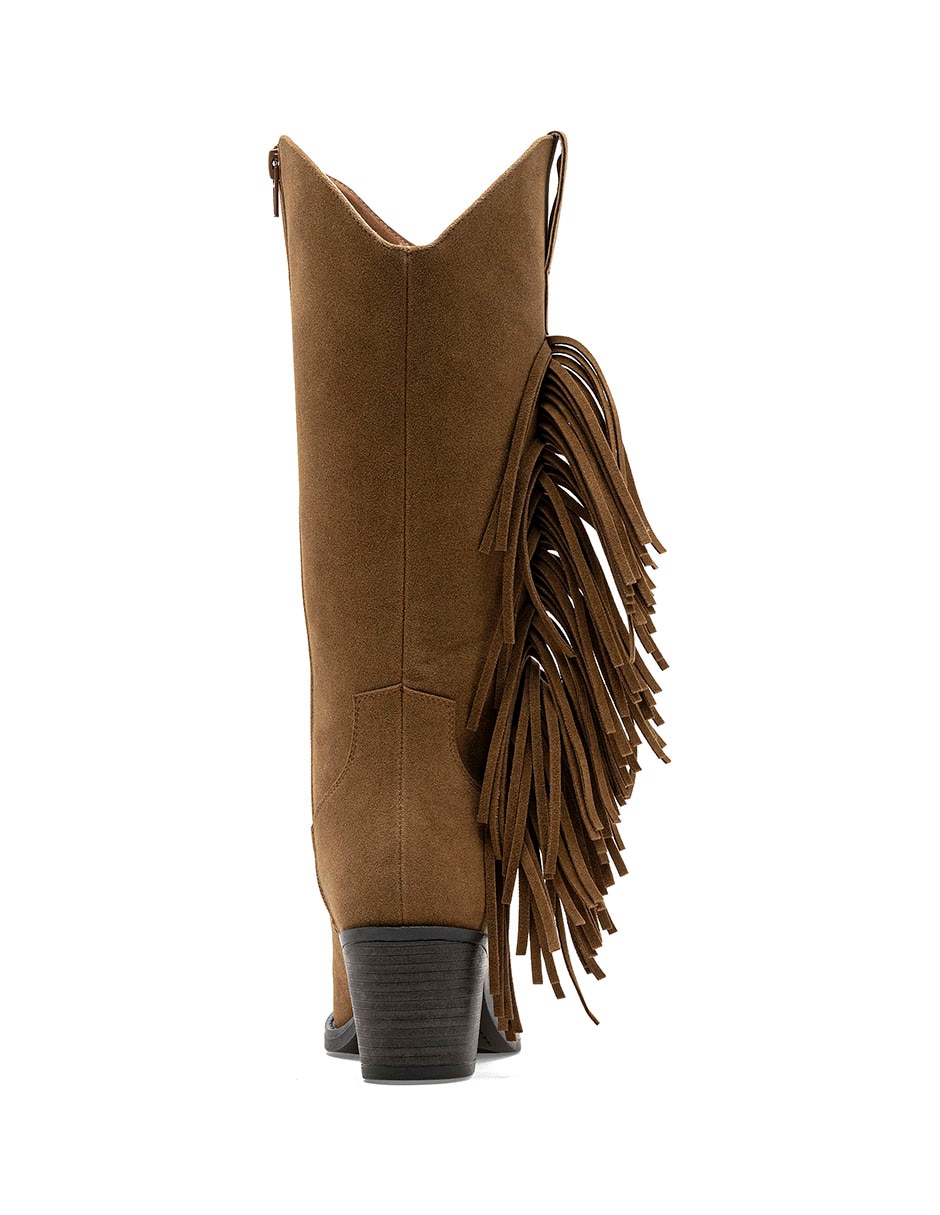Bota cowboy media pierna para mujer 3