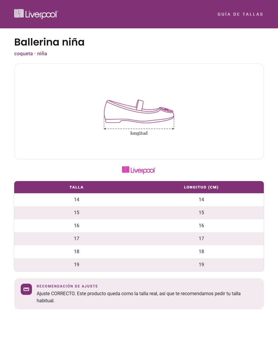 Balerina de piel para niña 6