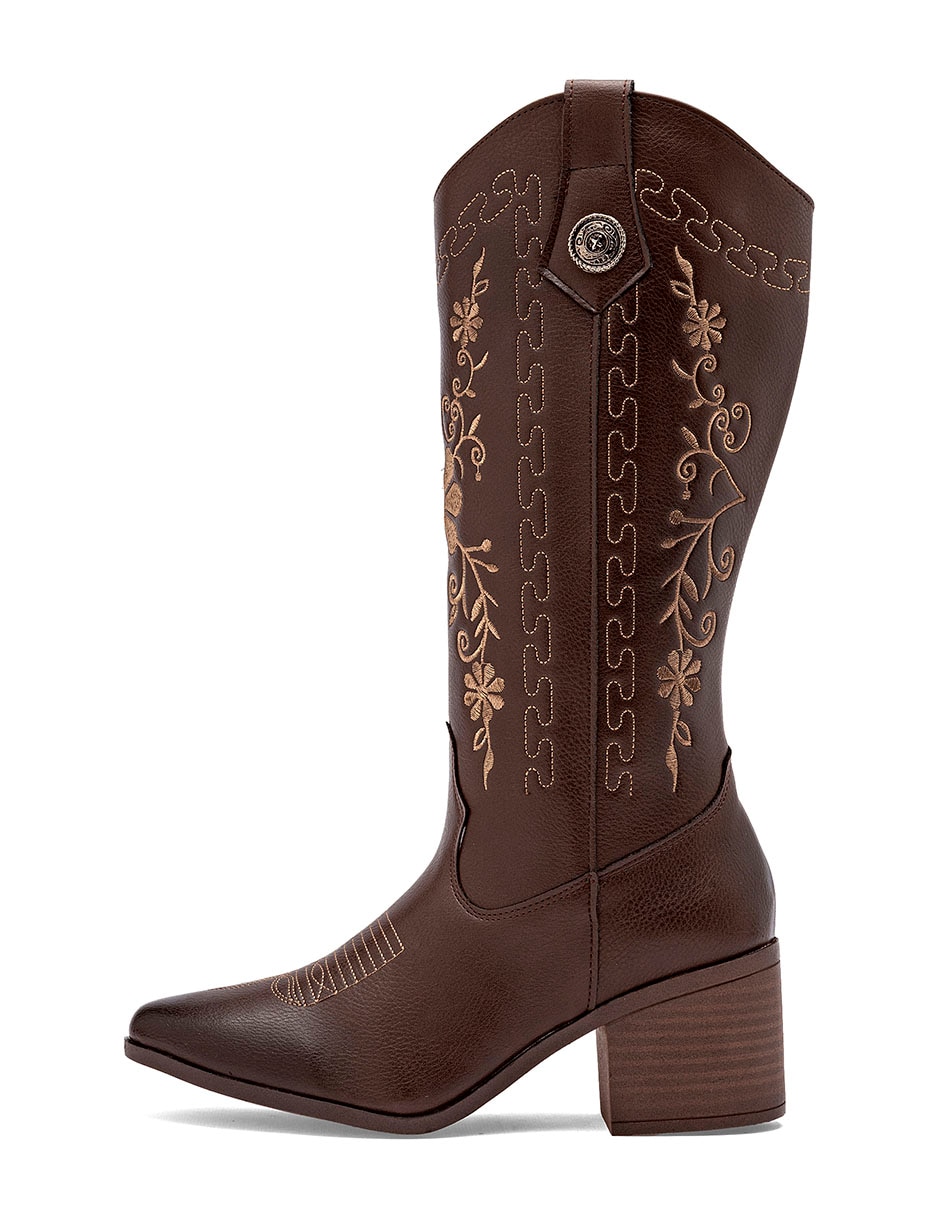 Bota cowboy abajo de la rodilla para mujer Bota cowboy abajo de la rodilla para mujer