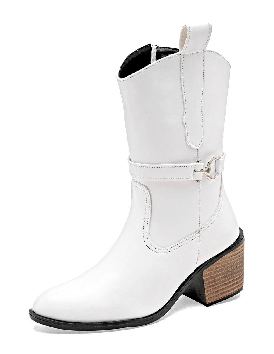 Bota cowboy al tobillo para mujer 4