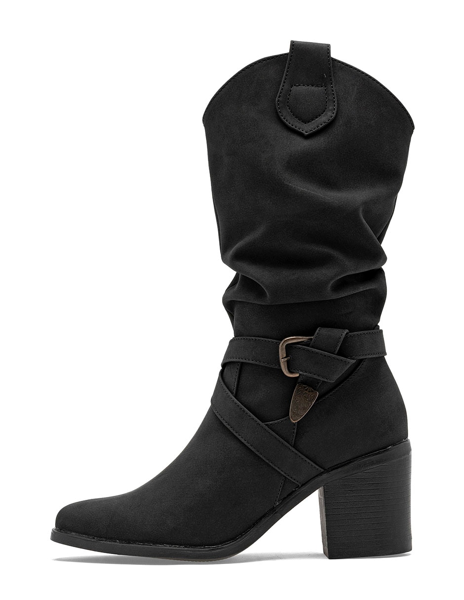 Bota media pierna para mujer