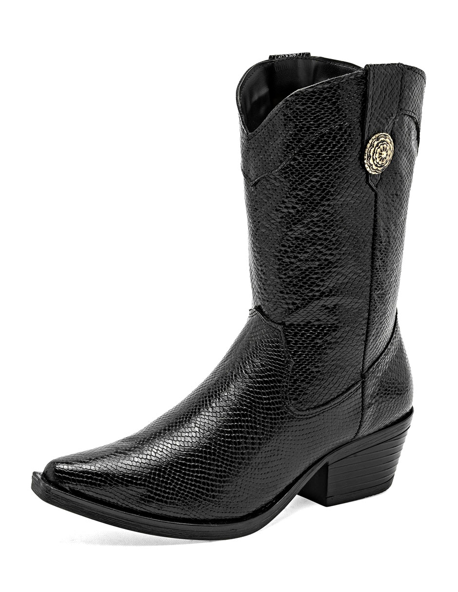 Bota cowboy media pierna para mujer 5
