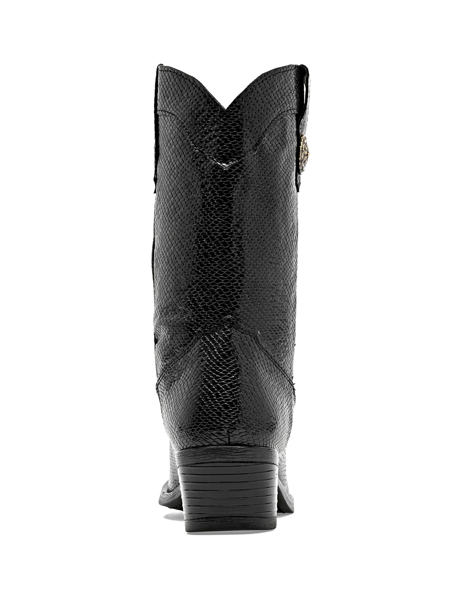 Bota cowboy media pierna para mujer 4
