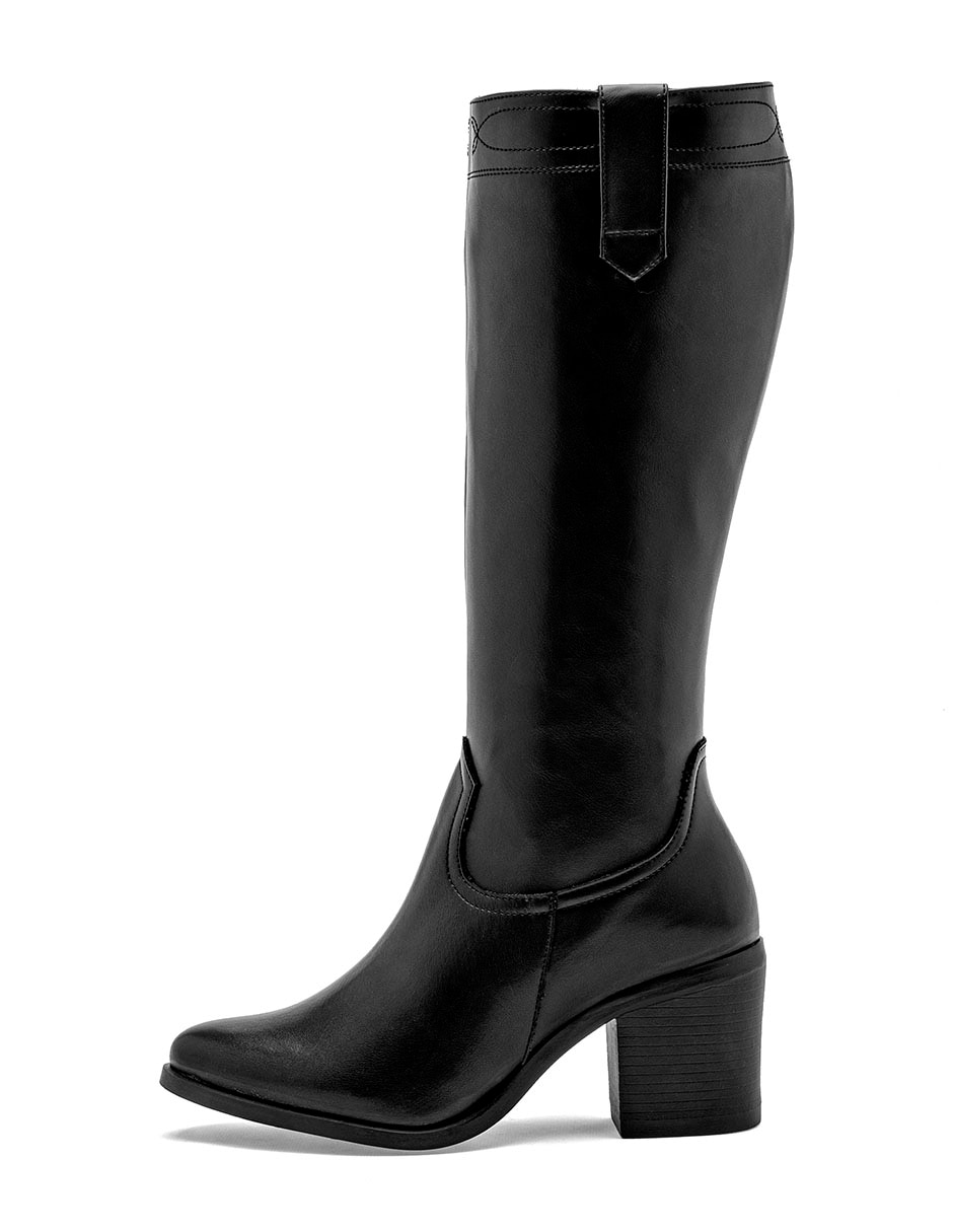 Bota media pierna para mujer