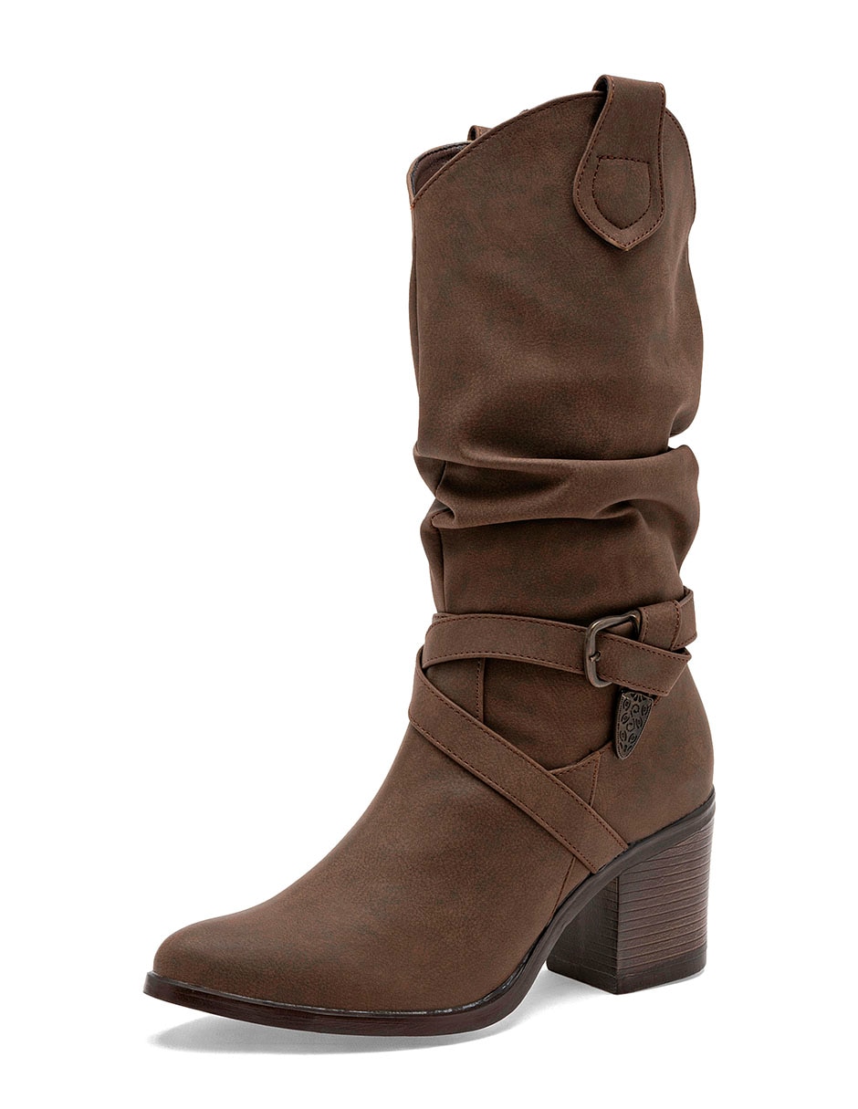 Bota media pierna para mujer 4