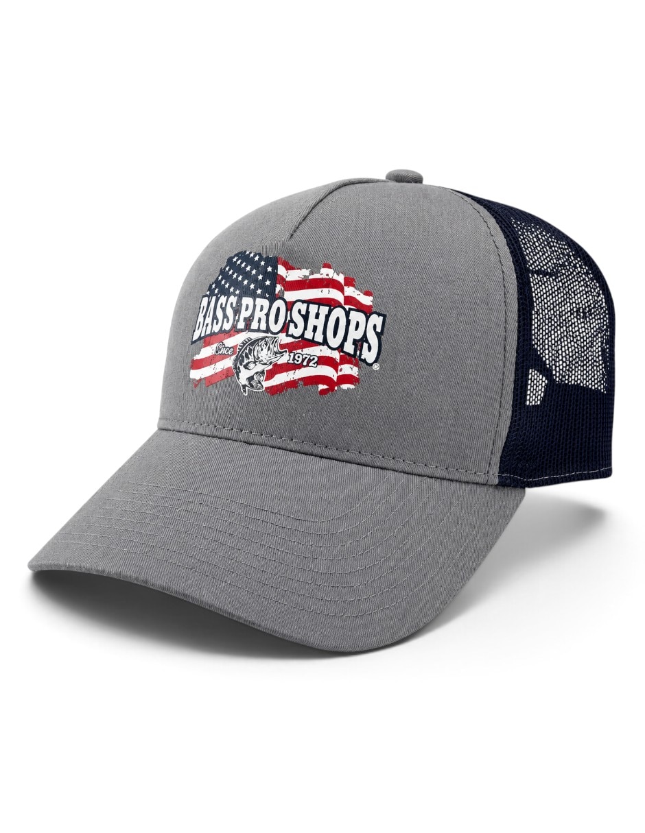 Gorra visera curva broche para pesca bass pro shops para hombre 2