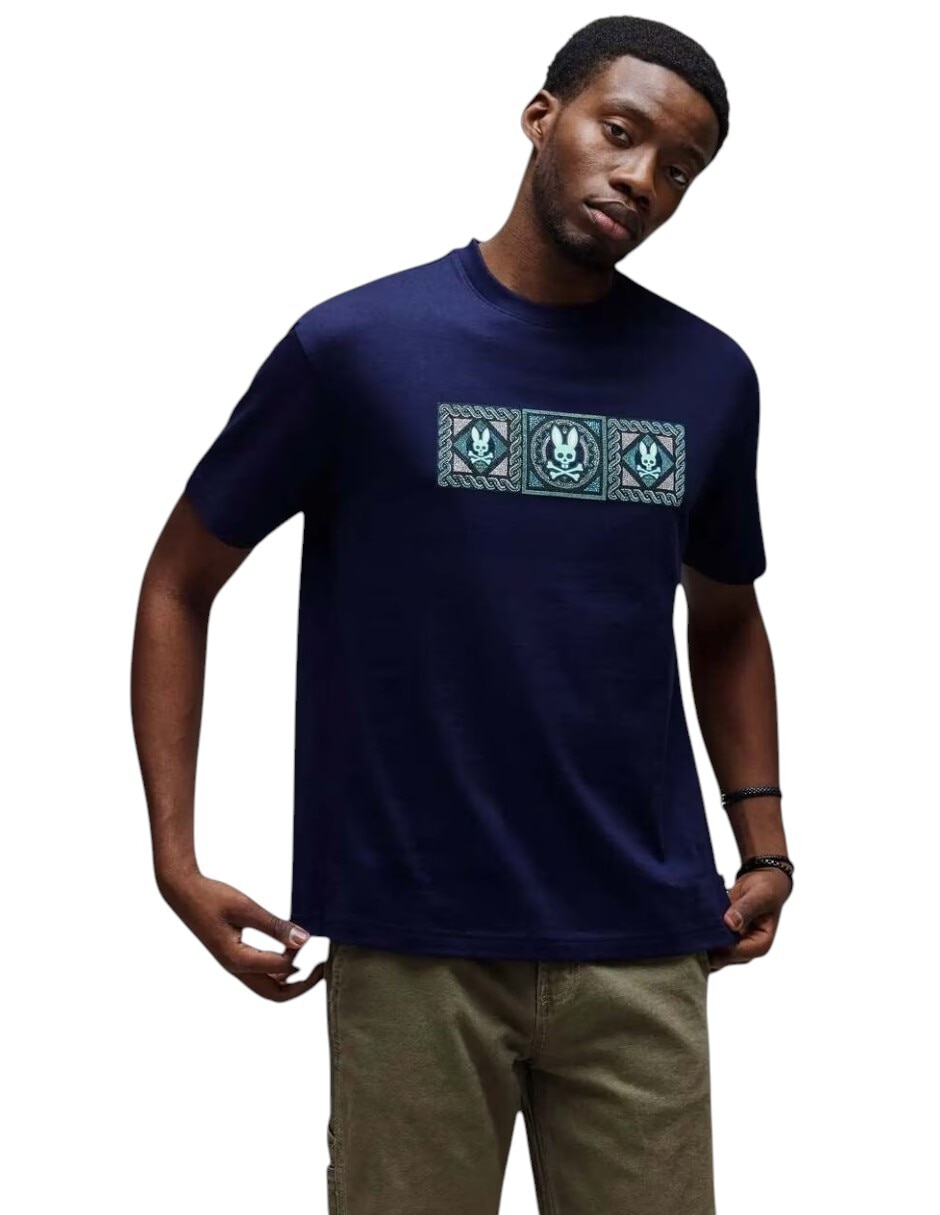Playera cuello redondo para hombre