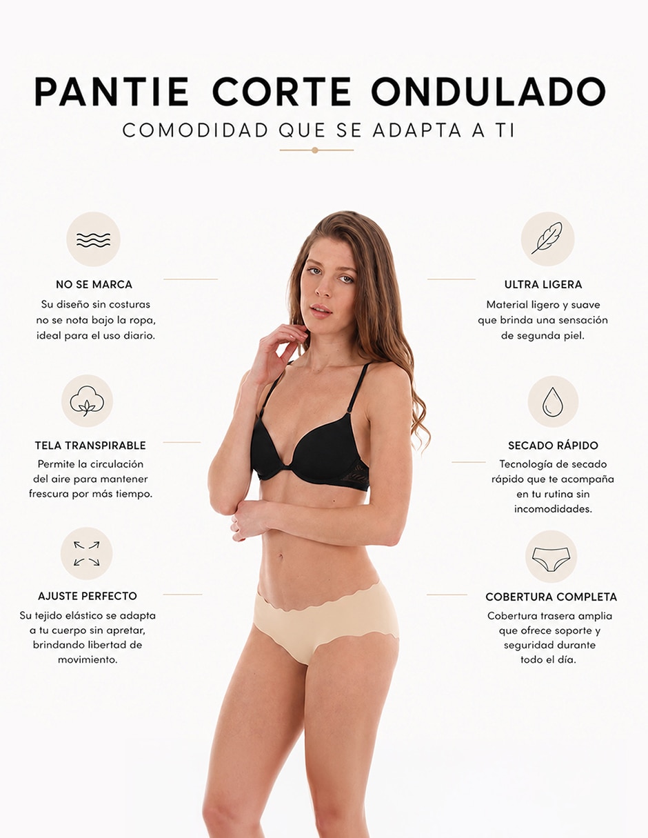 Panty de Poliamida y elastano para mujer 4