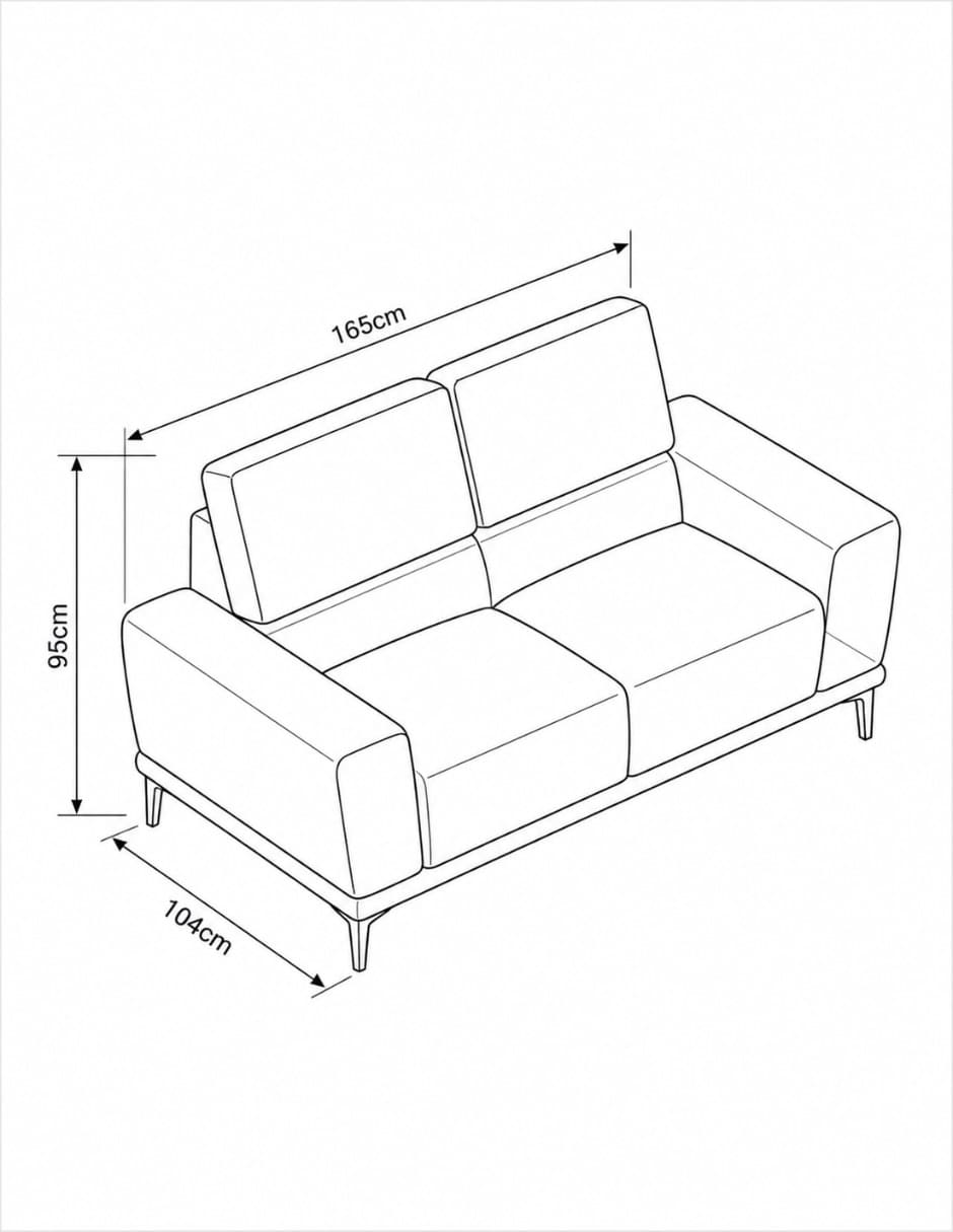 Love seat SOFÁ VICTORIA de Madera pino 13