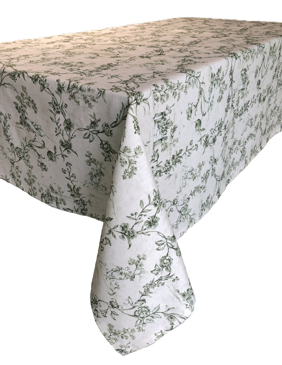Mantel rectangular de algodón