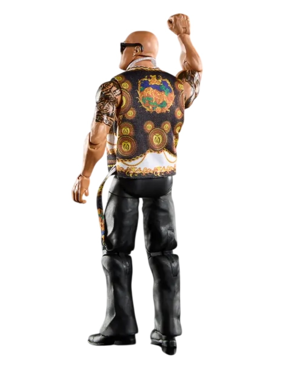 Figura de colección articulada wwe dwayne the rock johnson estándar