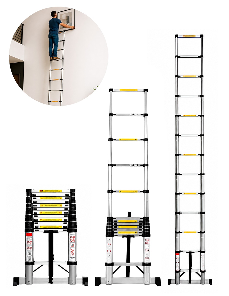 Escalera telescópica de Aluminio