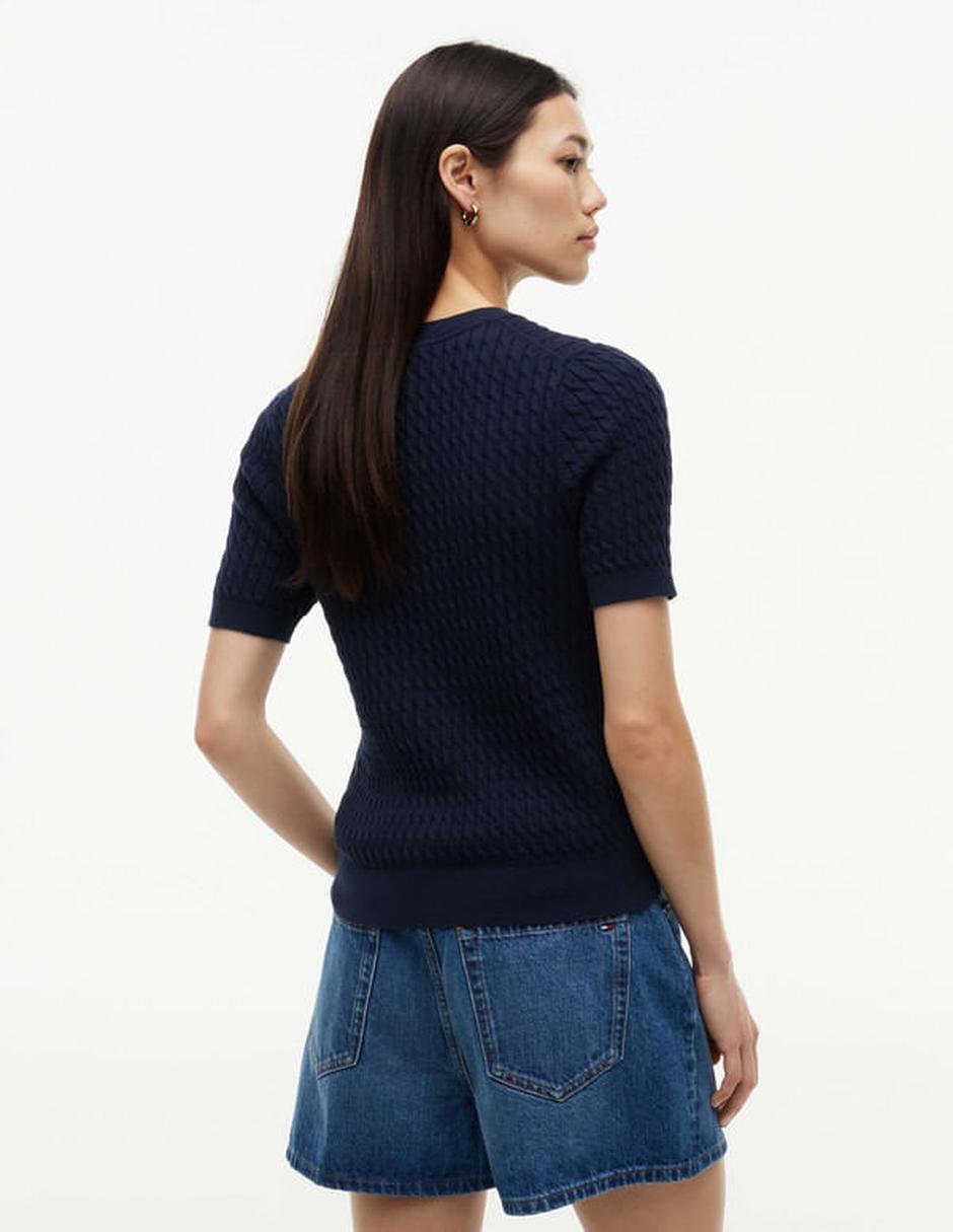 Suéter cuello redondo para mujer 5