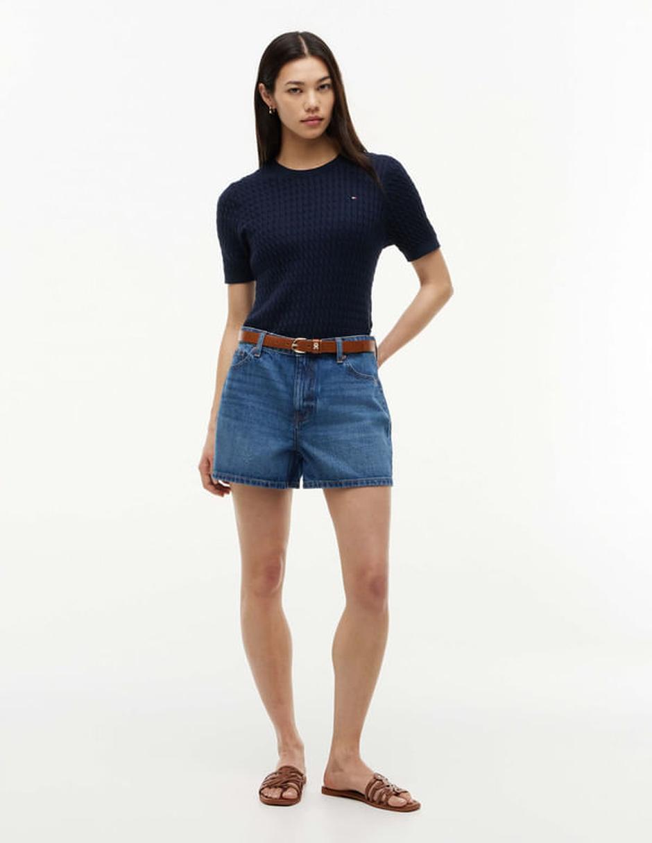 Suéter cuello redondo para mujer 4