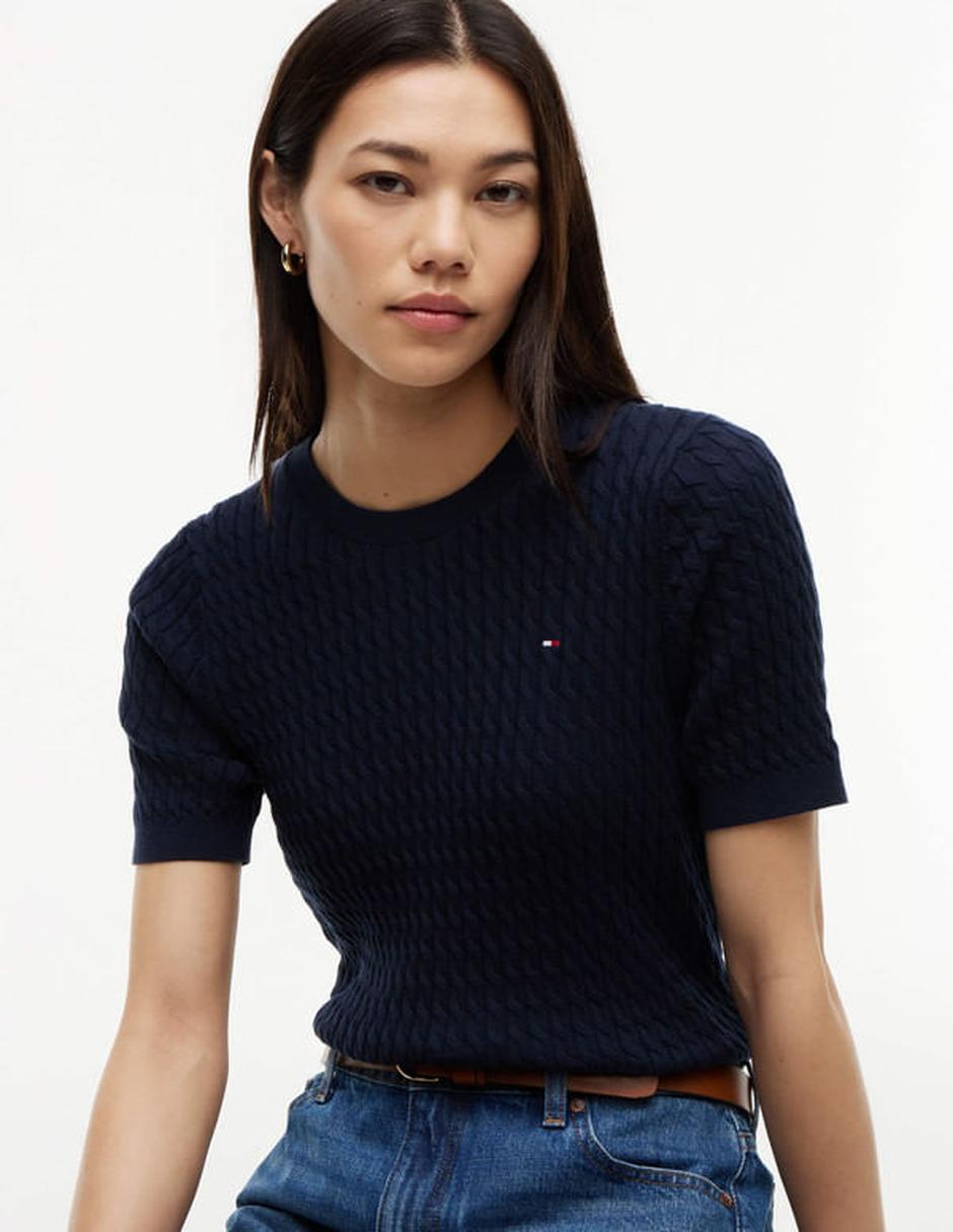Suéter cuello redondo para mujer 3