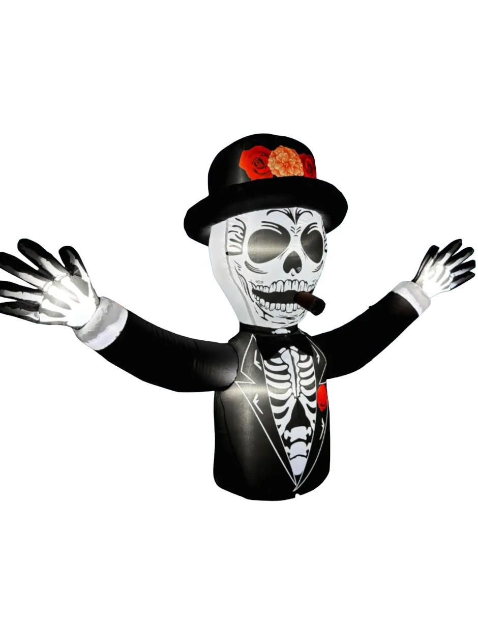 Inflable decorativo forma de Calavera Inflable decorativo forma de Calavera
