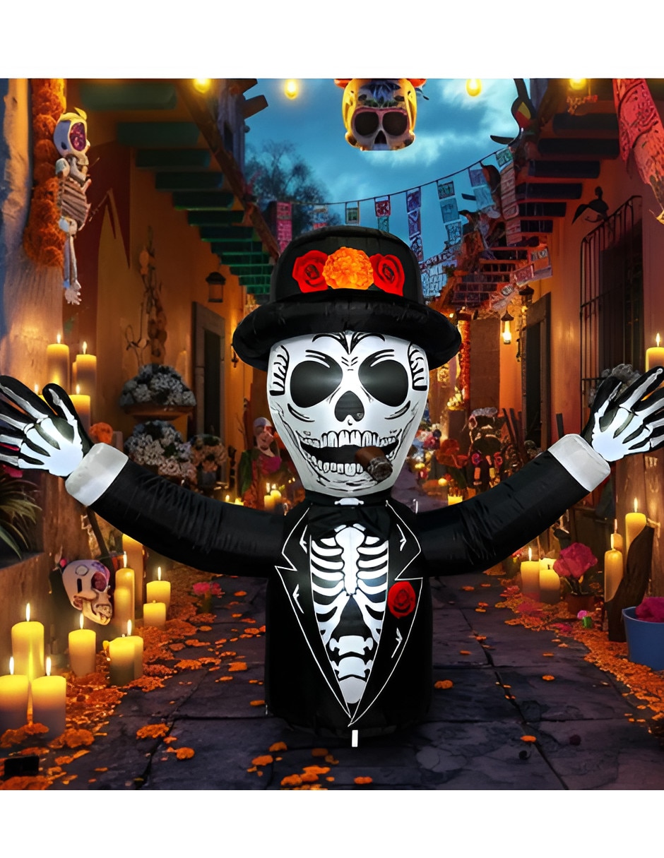 Inflable decorativo forma de Calavera XTELLAR 2