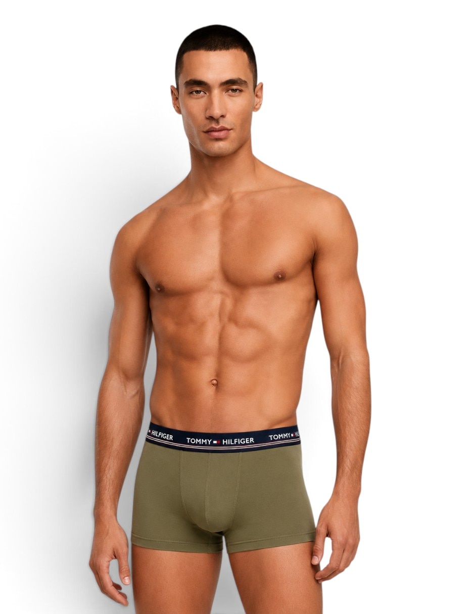 Bóxer trunk TOMMY HILFIGER TH Modal de Mezcla de materiales para hombre 3 piezas (si aplica)