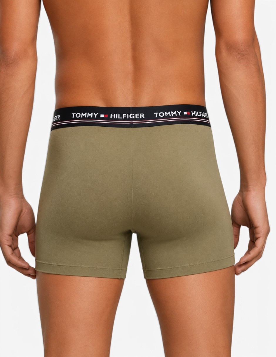 Bóxer trunk TOMMY HILFIGER TH Modal de Mezcla de materiales para hombre 3 piezas (si aplica)
